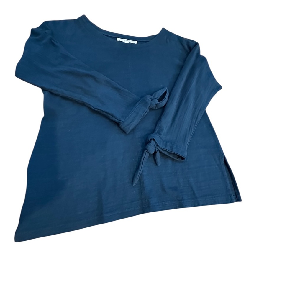 LOFT Navy Blue Long Sleeve Blouse